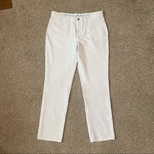 Men’s White FootJoy Athletic Fit Golf Pants Size 33x32